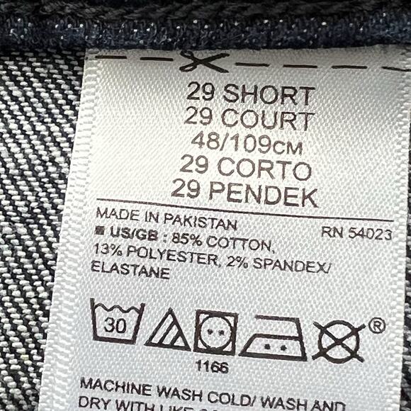 Banana‎ Republic Womens High Rise Wide Leg Dark Wash Jeans Size 29 29.5" inseam - Picture 9 of 14